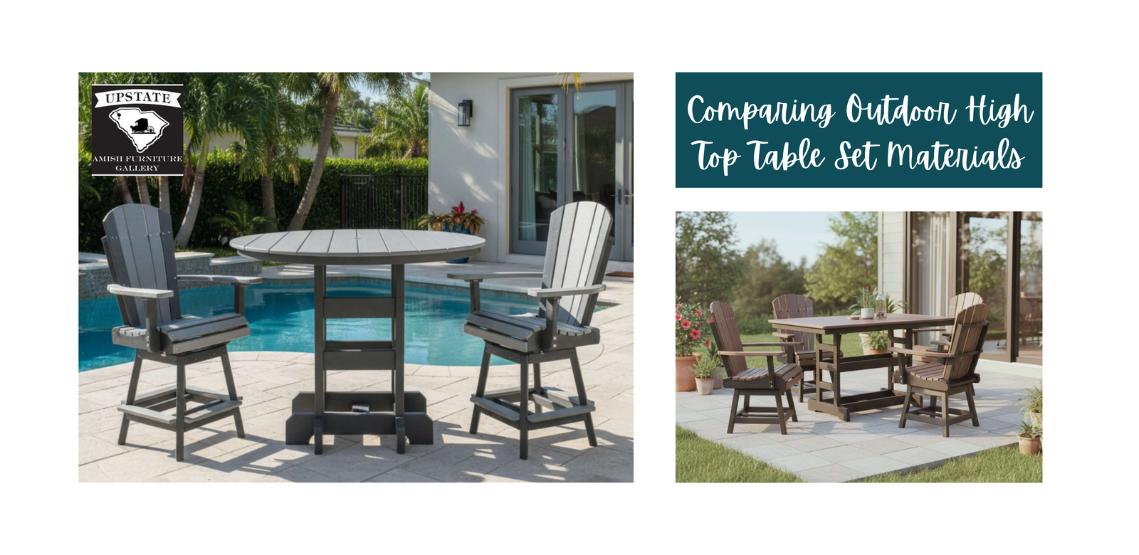 Comparing Outdoor High Top Table Set Materials