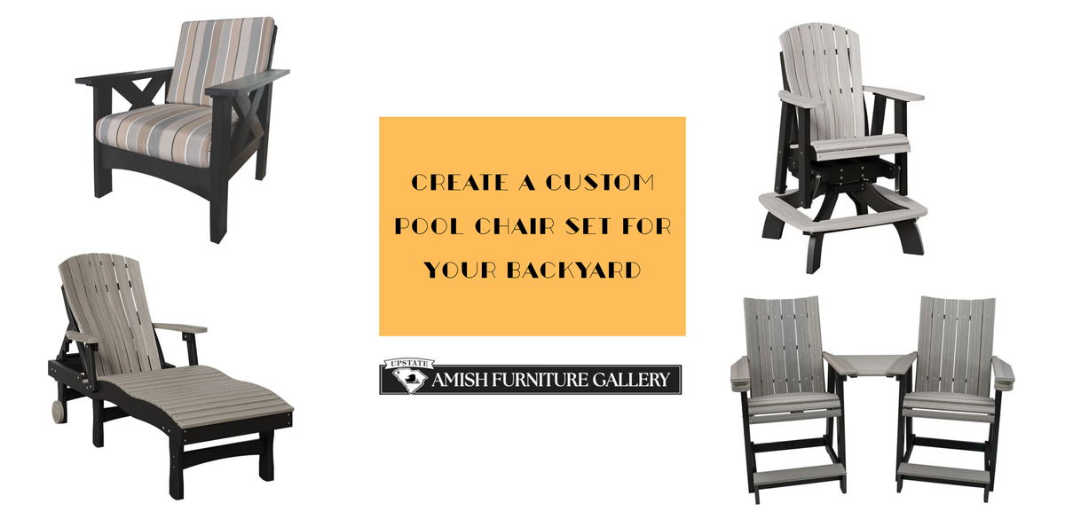 Create a Custom Pool Chair Set for Your Backyard