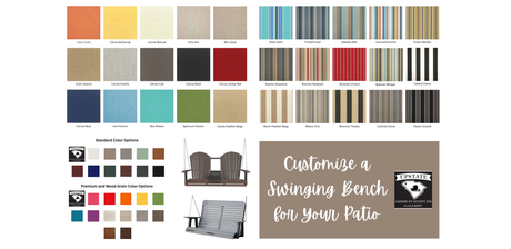 Customize a Swinging Bench for Your Patio