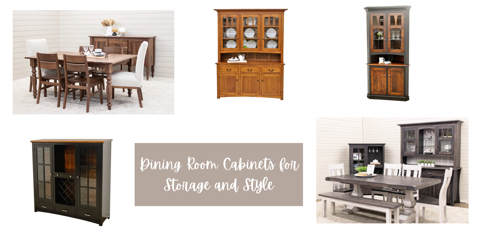 Dining Room Cabinets for Storage and Style