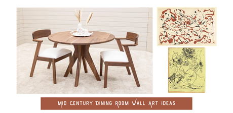 Mid Century Dining Room Wall Art Ideas