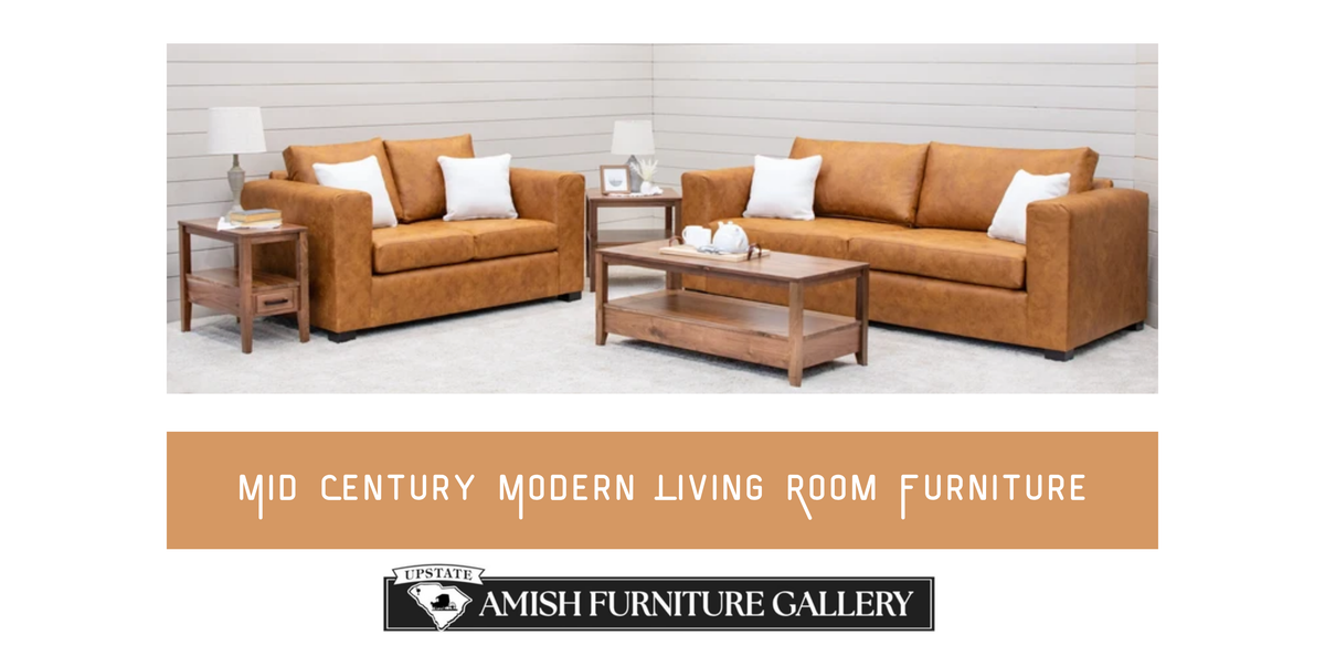 Cozy Mid Century Modern Living Room Furniture Sets