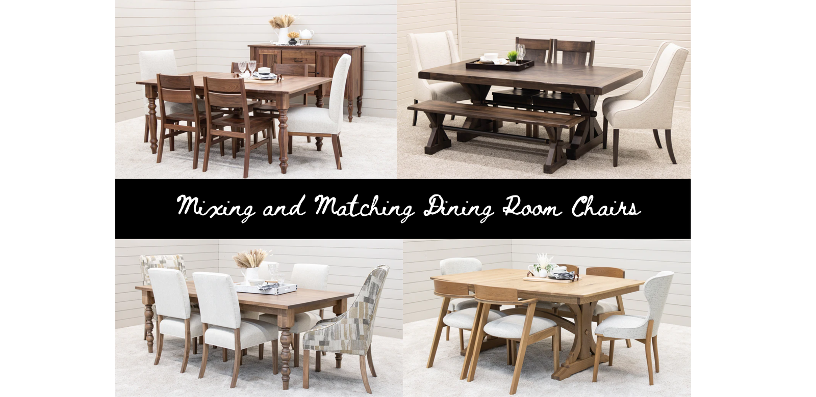 How to Mix and Match Dining Chairs