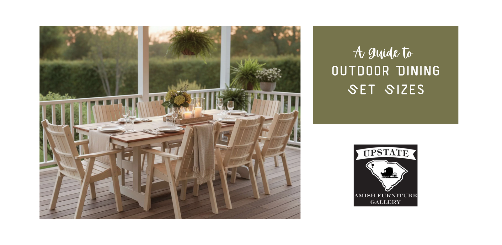 Polywood Outdoor Dining Set Size Guide