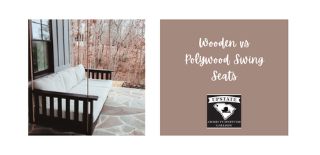 Outdoor Swing Seat - Wooden vs Polywood Frame