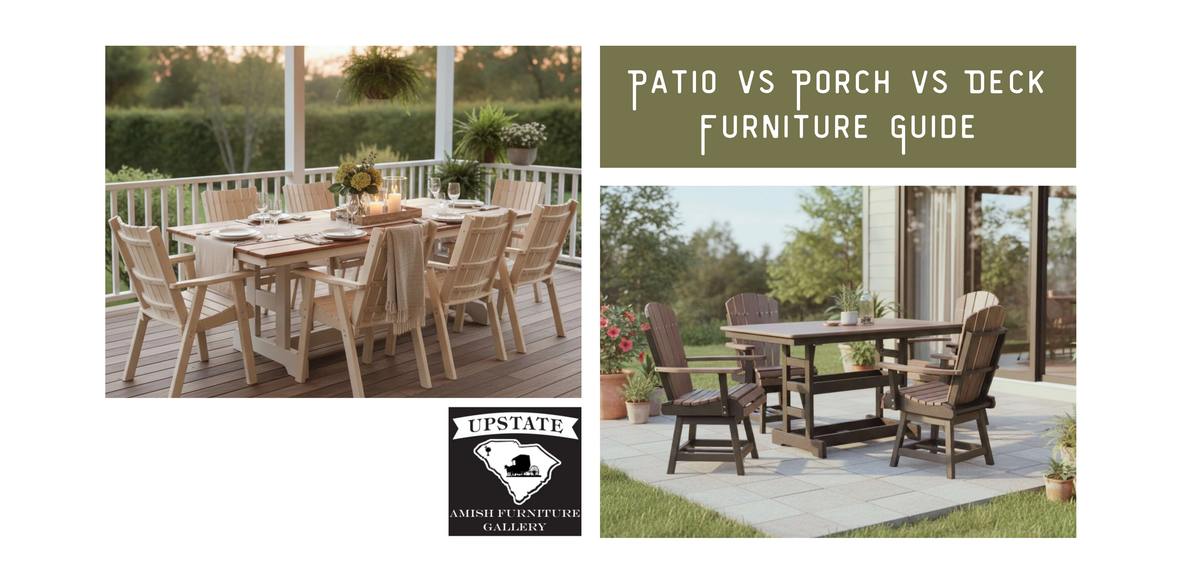 Patio vs Porch vs Deck Ideal Furniture Layouts