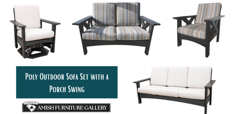 Customize an Outdoor Sofa Set with a Swing