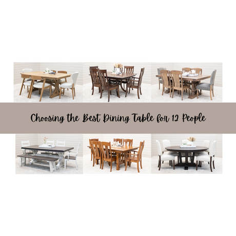 Choosing the Best Dining Table for 12 People