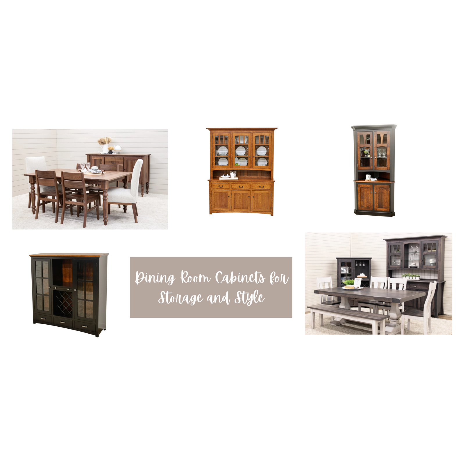 Dining Room Cabinets for Storage and Style