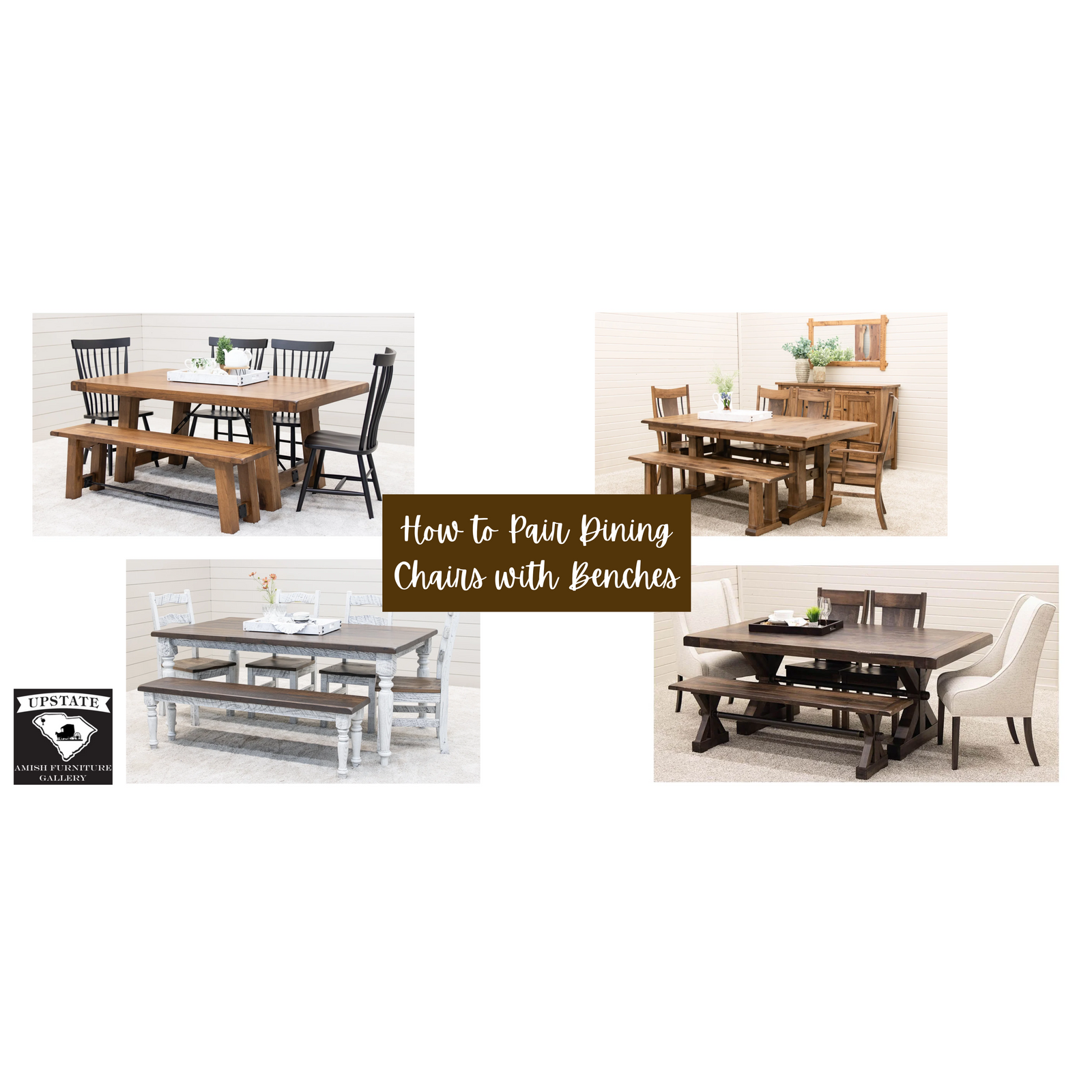 How to Pair Dining Chairs with Benches