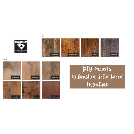 DIY Projects: Unfinished Solid Wood Furniture