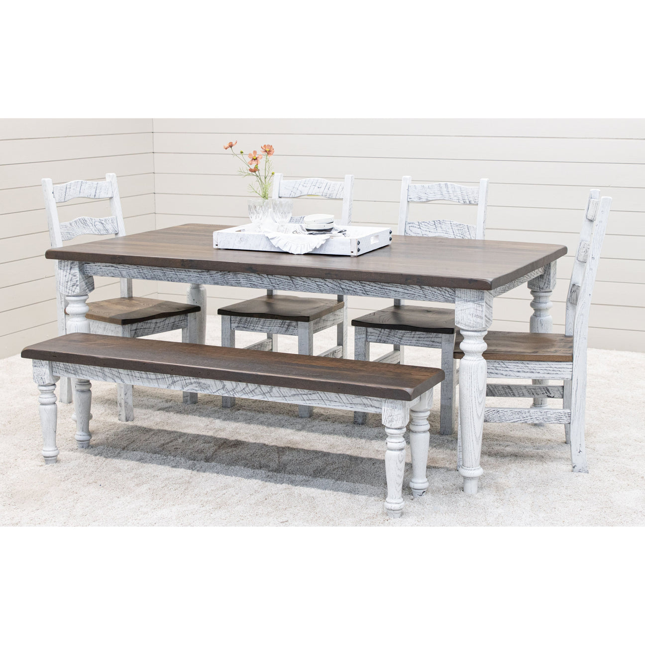 Belmont Reclaimed Wood Dining Set