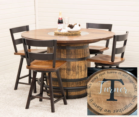 Whiskey Barrel Dining Collection