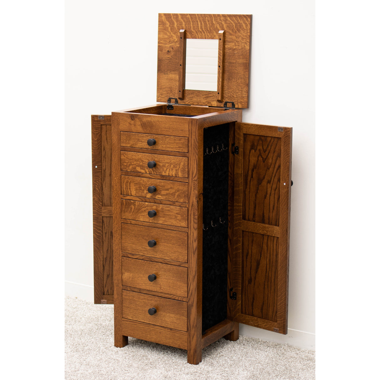 Mission Jewelry Armoire