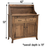 Biltmore Buffet with Hutch Topper - 2-Door