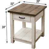 Arcadia Large Square Open End Table