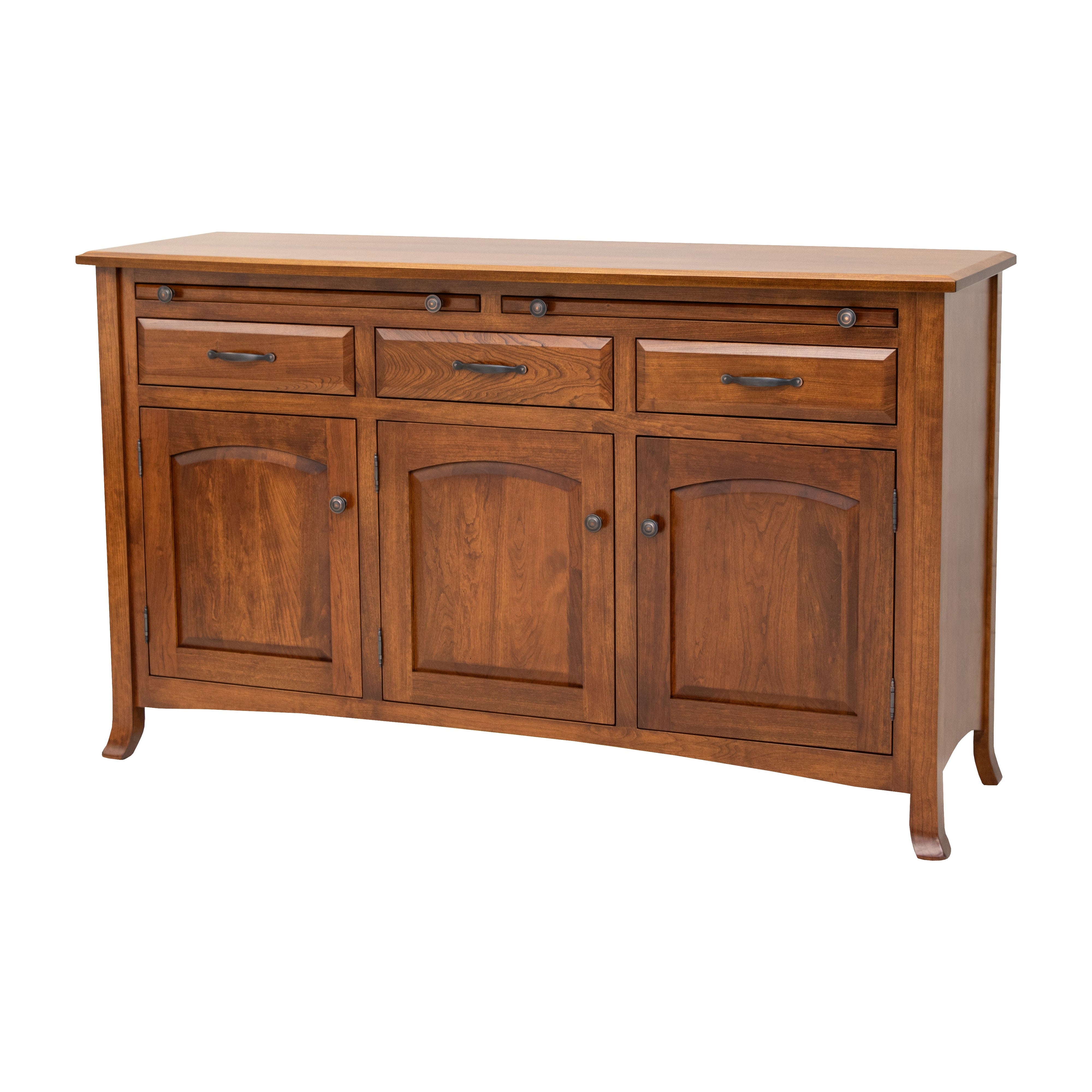 Biltmore Solid Cherry Wood Buffet in Cherry Color – Upstate Amish