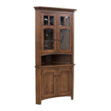 Biltmore Quarter Sawn White Oak Wood Corner Hutch | BV