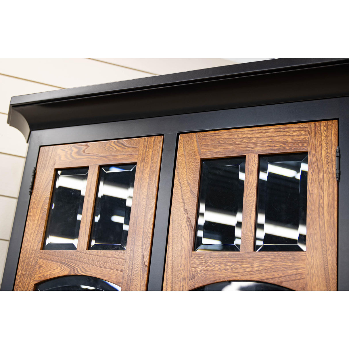 Biltmore Black & Wood Corner Hutch | M-EB&E-MC