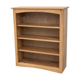 Straight Shaker Solid Hickory Wood 48" Bookcase | WB