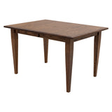 Lakeland Amish Oak Small Extendable Dining Set for 4-6