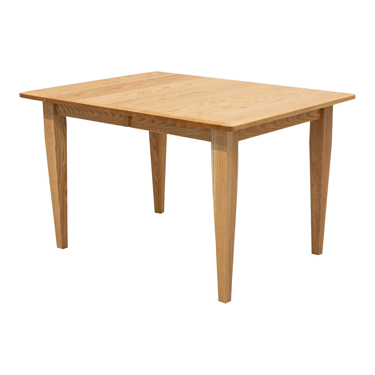 Lakeland Amish Oak Small Dining Table Set for 4