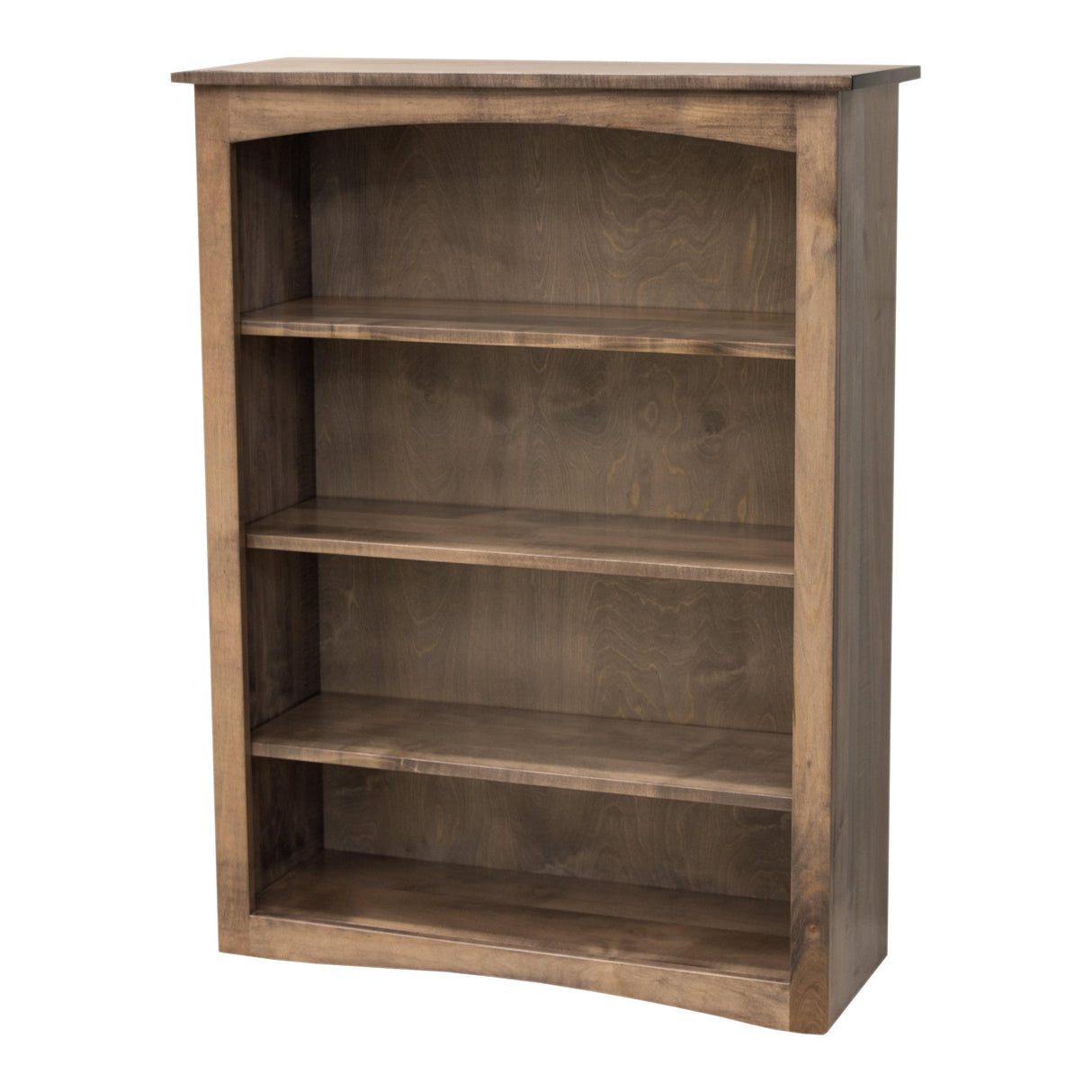 Shaker Solid Maple Wood 48" Bookcase | CO