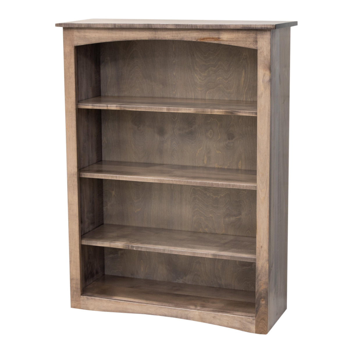 Shaker Solid Maple Wood 48" Bookcase | DU