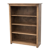 Straight Shaker Solid Maple Wood 48" Bookcase | CO