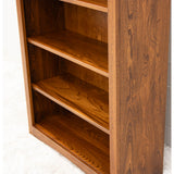 Shaker Solid Elm Wood 72" Bookcase | MC