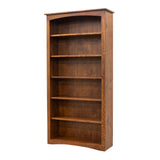 Shaker Solid Quarter Sawn White Oak Wood 72" Bookcase | ASB