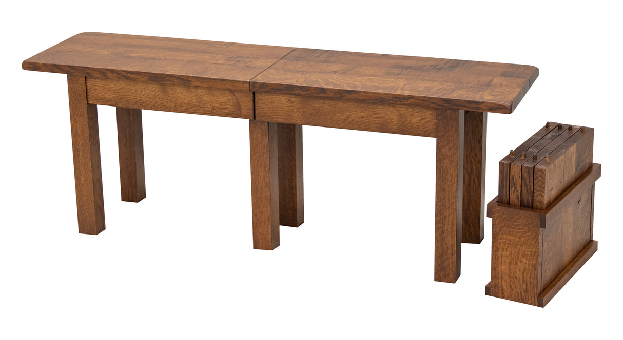 Straight Leg Expandable Bench, 4' to 8'