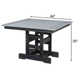Premier Square Outdoor Amish Poly Dining Height Table - S-Upstate Amish Furniture