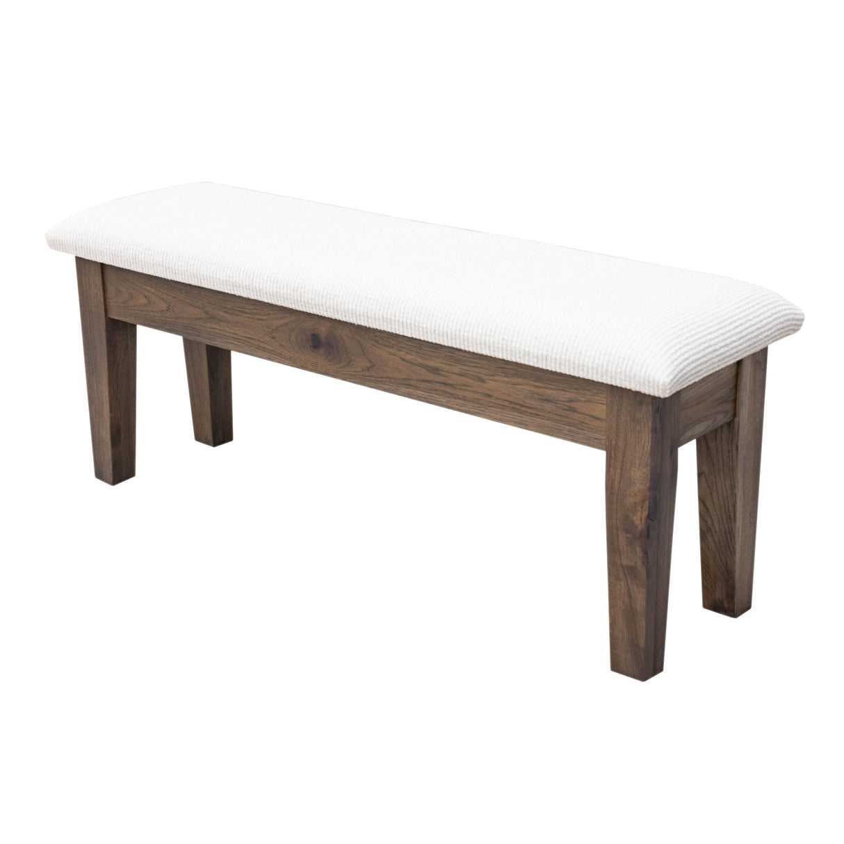 48" Hickory Wood Shaker Heavy Leg Bench | SB-R1-162
