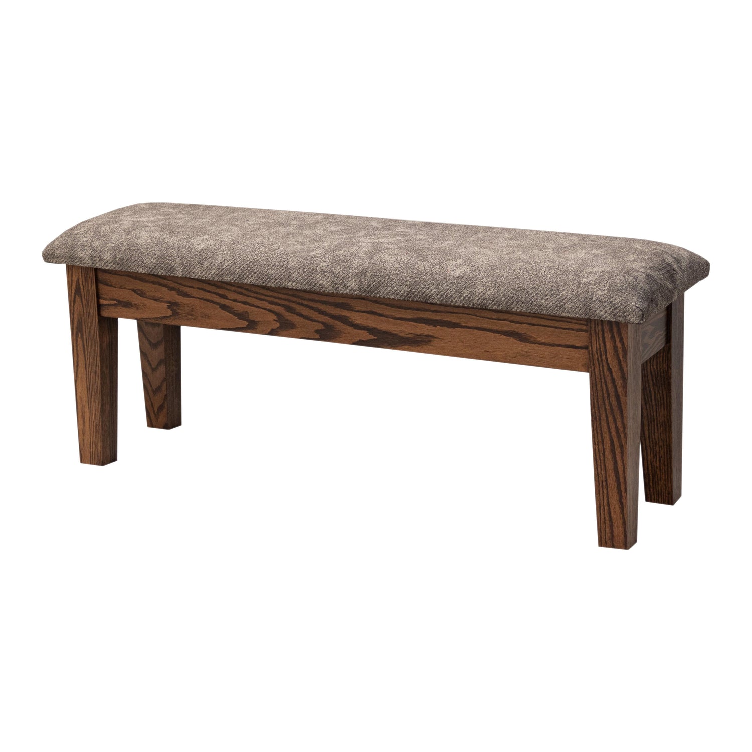 48" Oak Wood Shaker Heavy Leg Bench | ASB