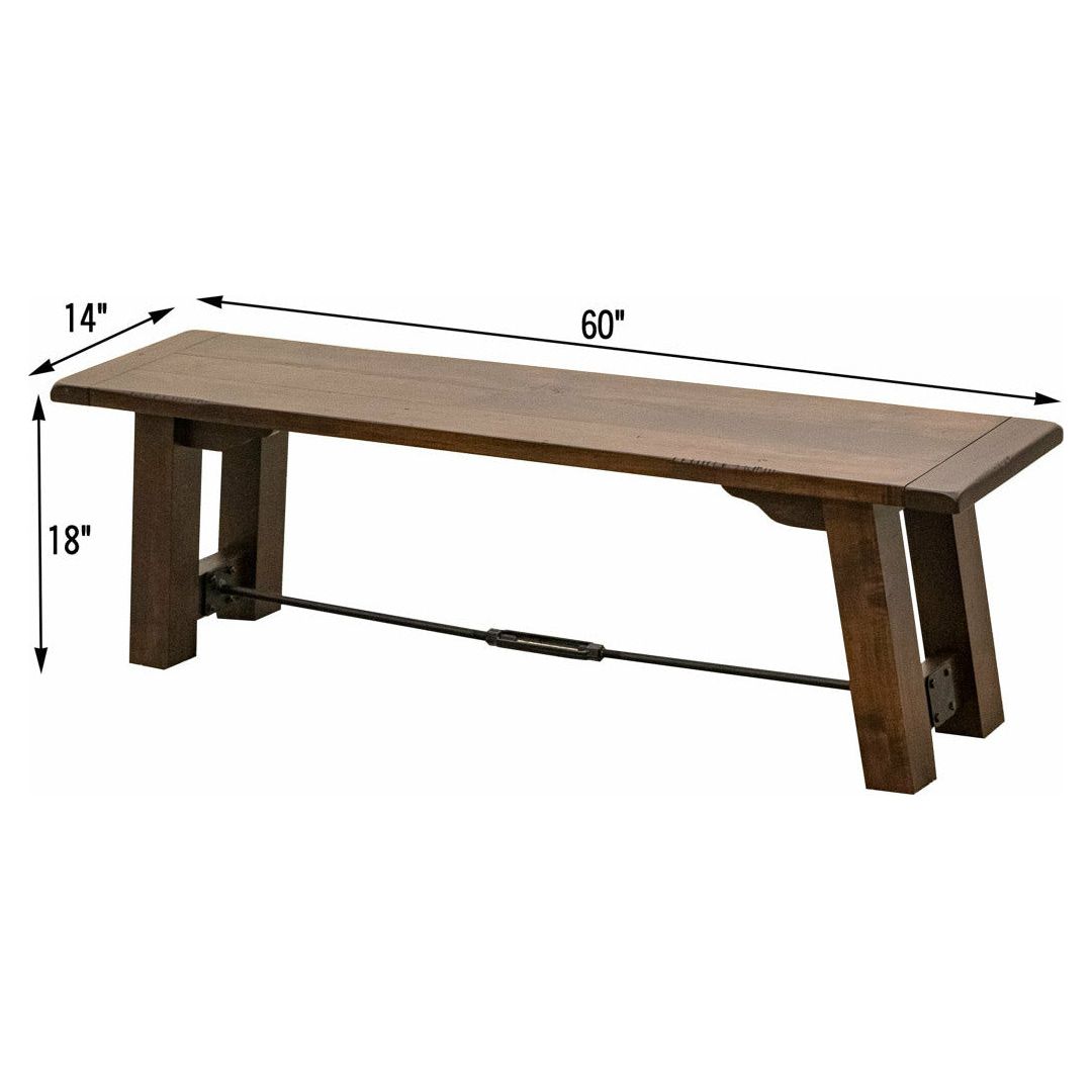 Settler's Trestle Dining Bench