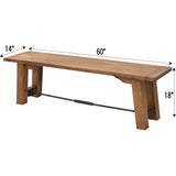 Settler's Trestle Dining Bench