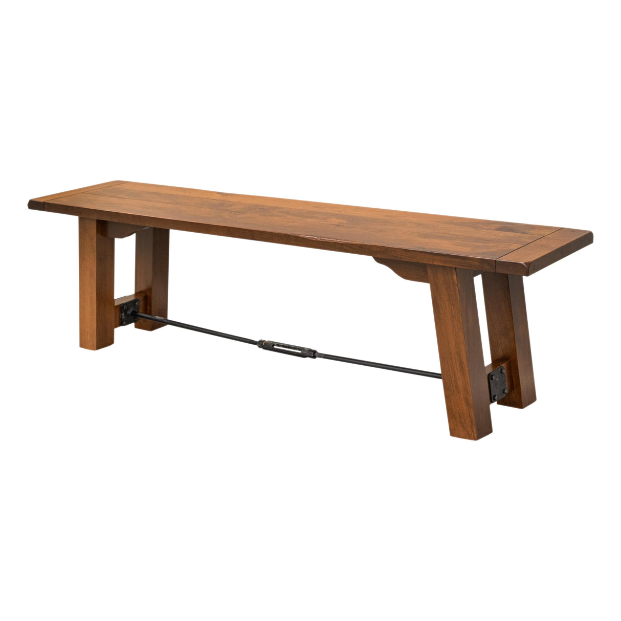 Settler's Trestle Maple Wood Dining Bench | BOS