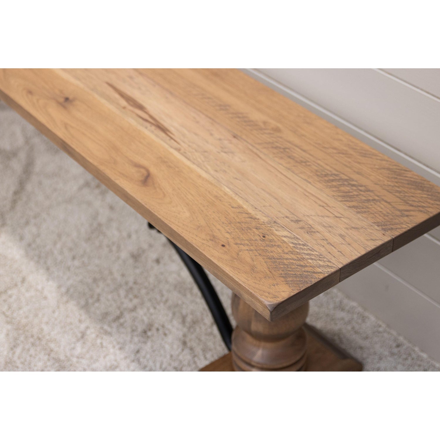 Alexandria Hickory Wood Dining Bench | WB