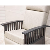 Mission Swivel Glider Recliner with Maple Wood Arms | 22-67