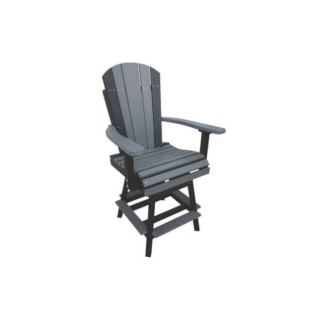 Adirondack Poly Amish Outdoor Dining Swivel Chair - P-Upstate Amish Furniture