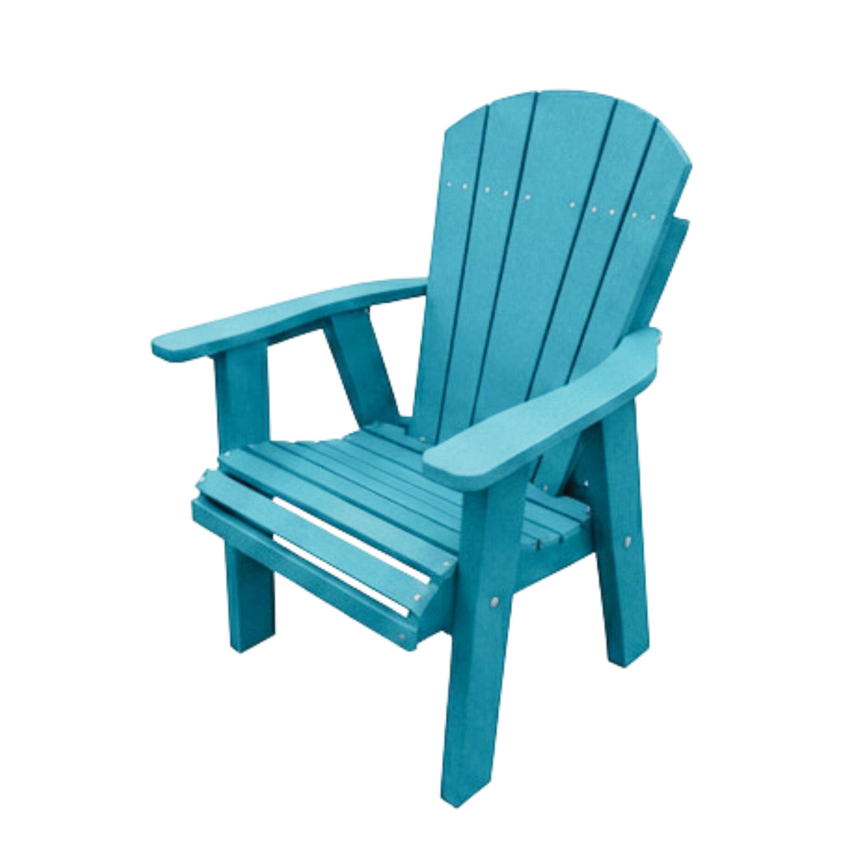 Adirondack Poly Amish Outdoor Dining Chair - Aruba Blue