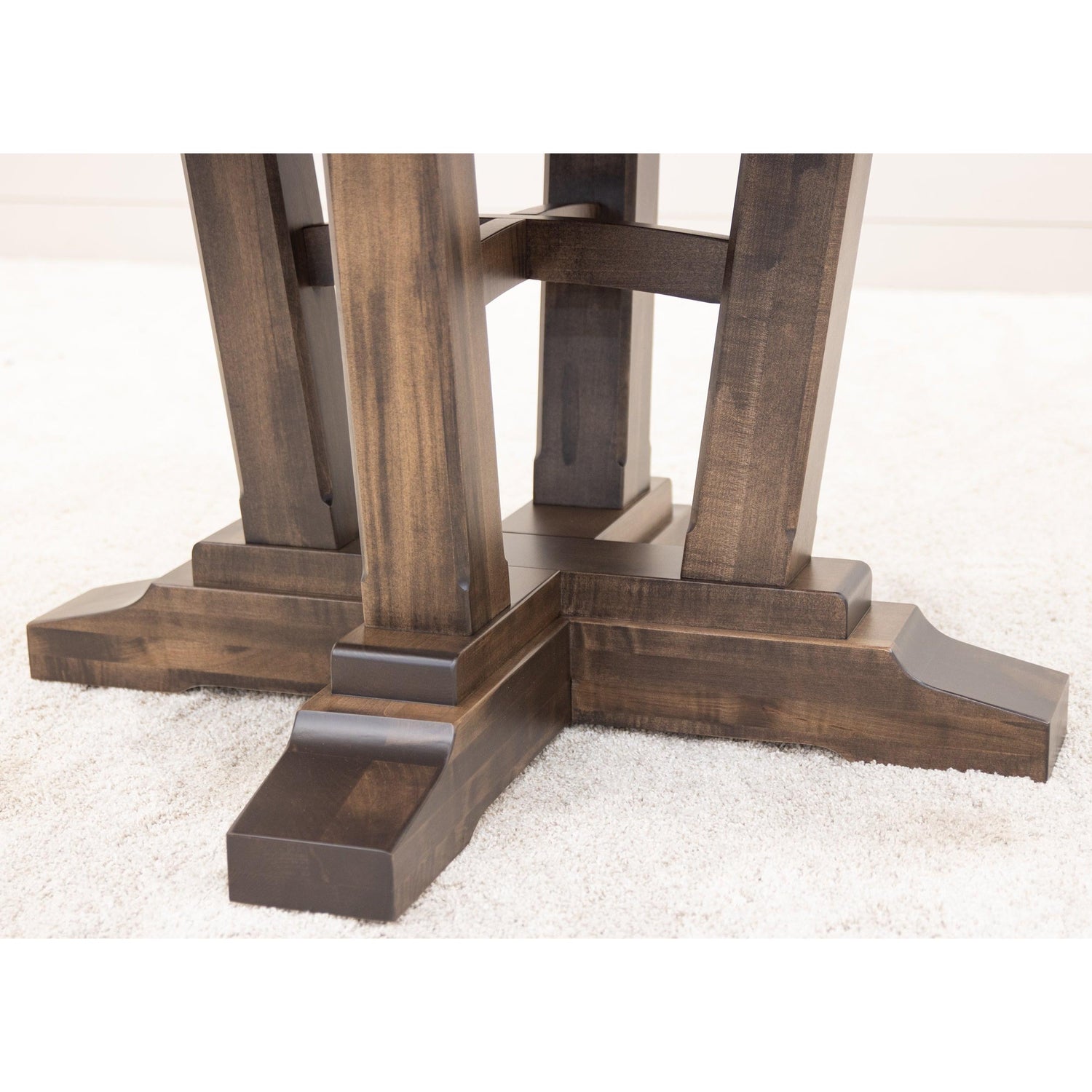 Alberta Maple Wood Round Extending Dining Table | CO