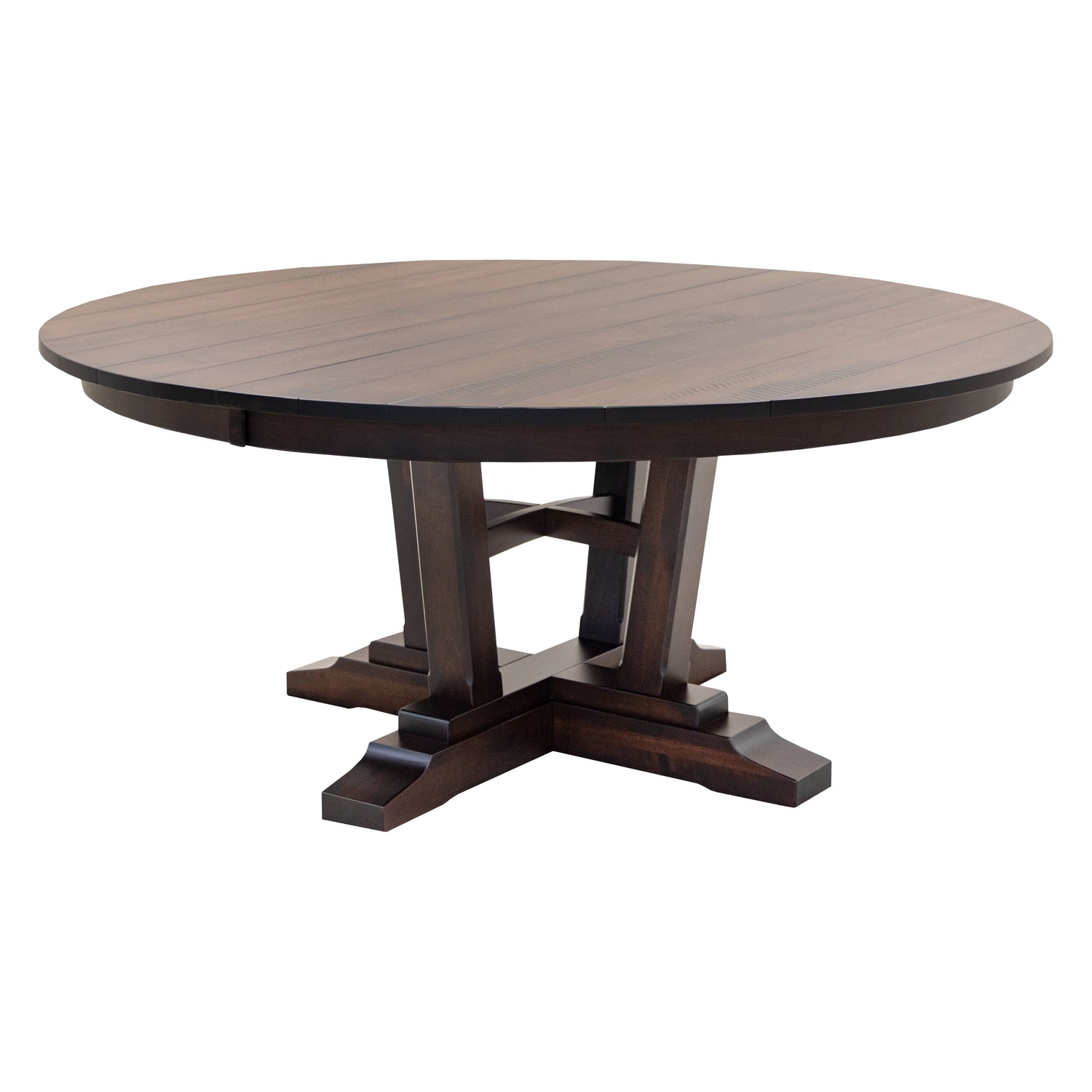 Alberta Maple Wood Round Extending Dining Table | RT