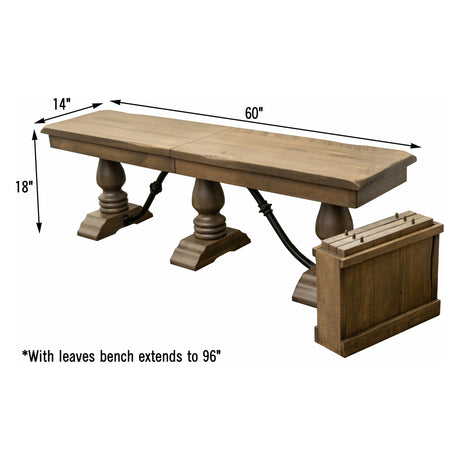 Alexandria Expandable Bench