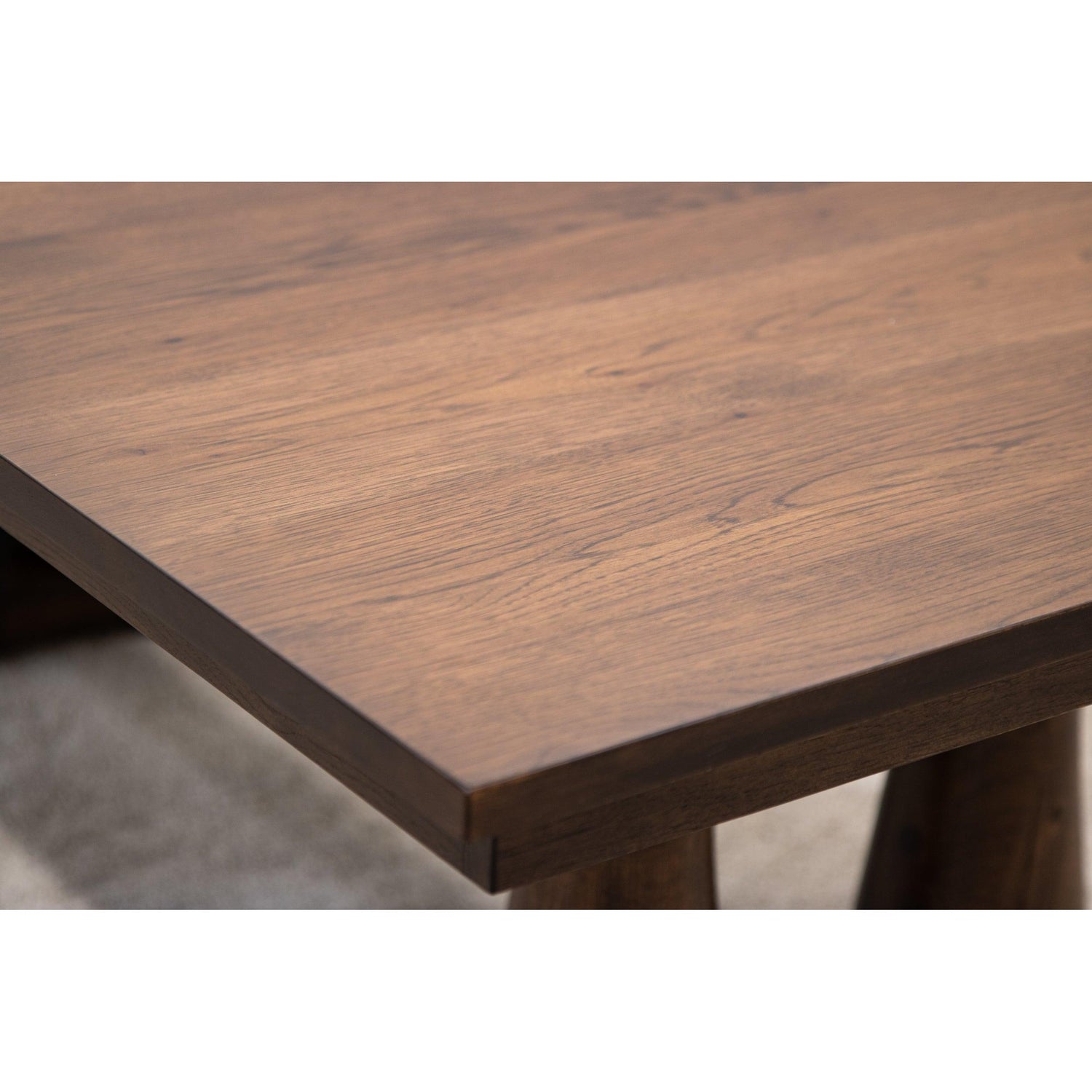 Alexandria Hickory Wood Extending Dining Table | BV