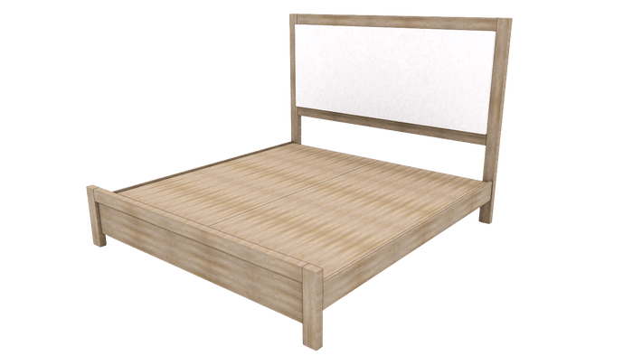 Close Up Look at Amish Platform Bed without Drawers