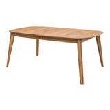 Astoria Mid Century Hickory Wood Extending Dining Table | HC