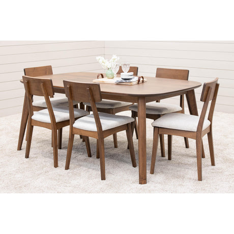 Atlas Maple Wood Side Dining Chair with Fabric Seat | M-HC&C2-39