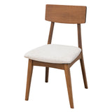Atlas Maple Wood Side Dining Chair with Fabric Seat | M-HC&C2-39